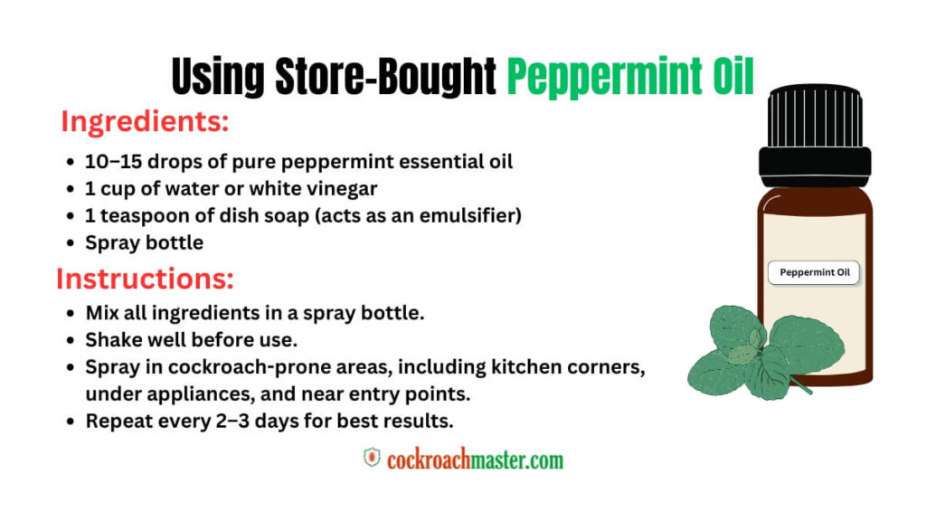 Does Peppermint Oil Kill Cockroaches